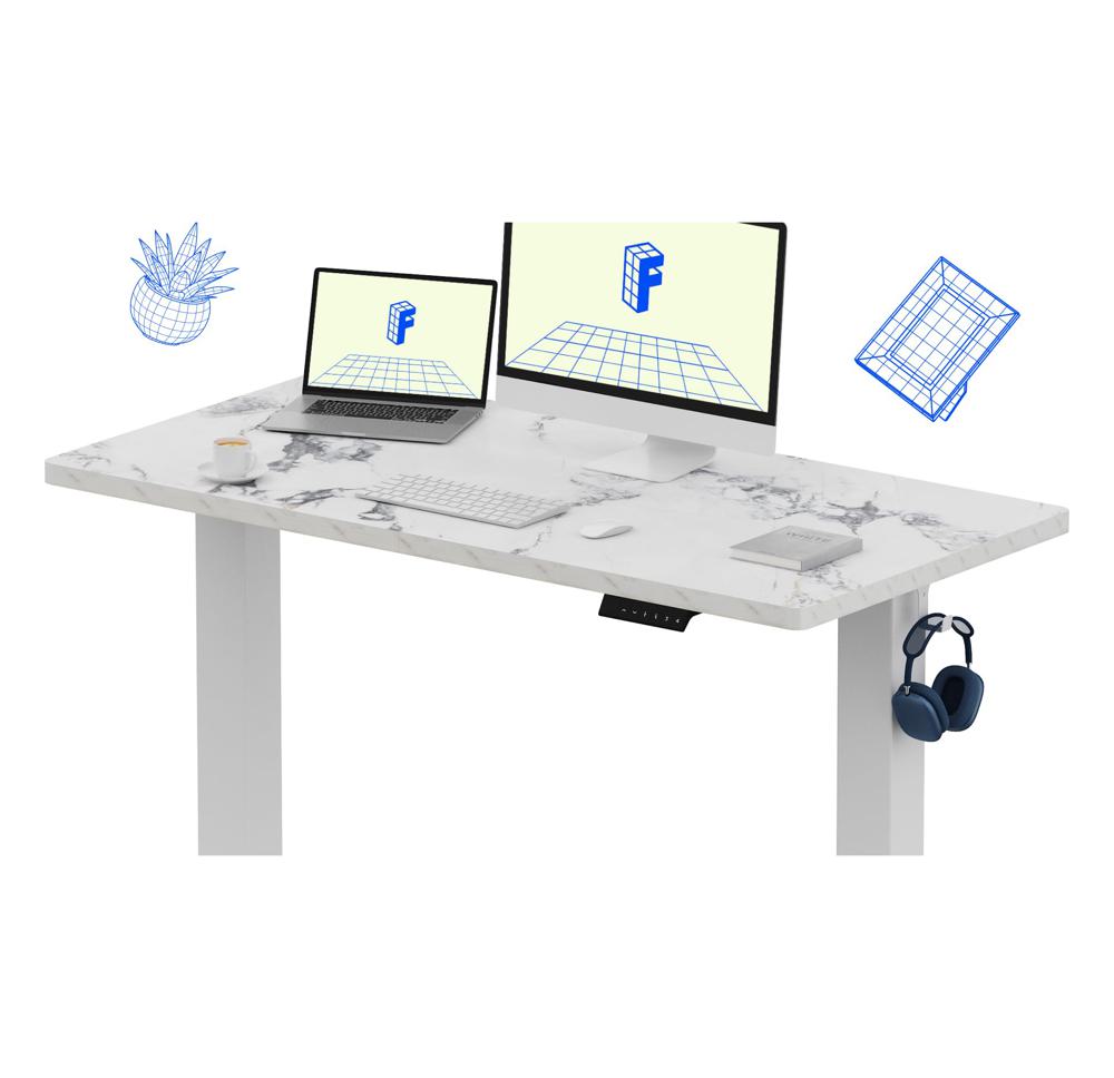 Amazon.com: FLEXISPOT EN1 One-Piece Standing Desk with 1-Inch